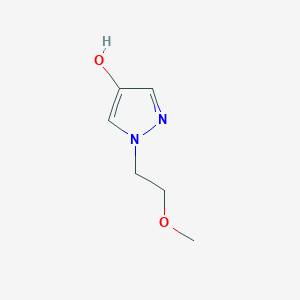molecular formula C6H10N2O2 B1458239 1-(2-methoxyethyl)-1H-pyrazol-4-ol CAS No. 1601962-79-1
