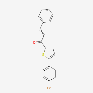 1-[5-(4-Bromophenyl)thiophen-2-yl]-3-phenylprop-2-en-1-one