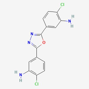 3,3'-(1,3,4-Oxadiazole-2,5-diyl)bis(6-chloroaniline)