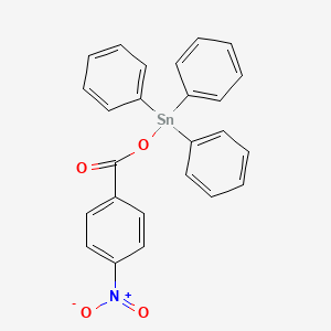 [(4-Nitrobenzoyl)oxy](triphenyl)stannane