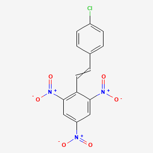 2-[2-(4-Chlorophenyl)ethenyl]-1,3,5-trinitrobenzene