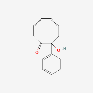 8-Hydroxy-8-phenylcycloocta-3,5-dien-1-one