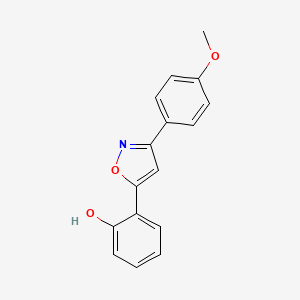 6-[3-(4-Methoxyphenyl)-1,2-oxazol-5(2H)-ylidene]cyclohexa-2,4-dien-1-one