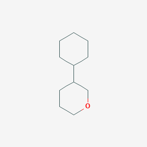 2H-Pyran, 3-cyclohexyltetrahydro-