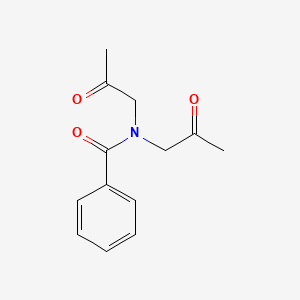 Benzamide, N,N-bis(2-oxopropyl)-