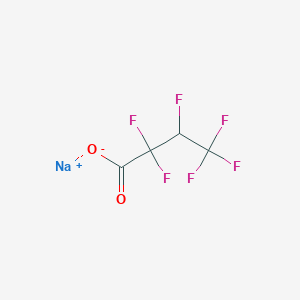 molecular formula C4HF6NaO2 B1458250 2,2,3,4,4,4-六氟丁酸钠 CAS No. 1379358-31-2