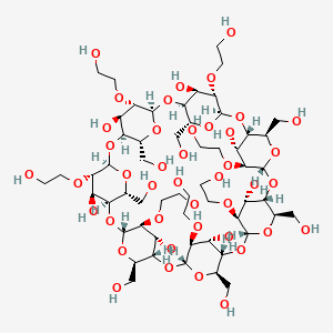 molecular formula C56H98O42 B1458251 (2-Hydroxyethyl)-b-cyclodextrin CAS No. 128446-32-2
