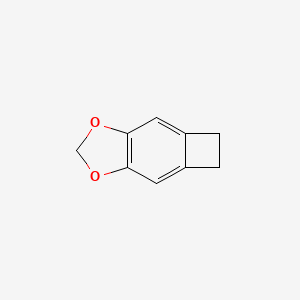 Cyclobuta[f]-1,3-benzodioxole, 5,6-dihydro-