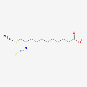 10-Isothiocyanato-11-(thiocyanato)undecanoic acid