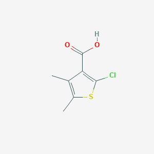 molecular formula C7H7ClO2S B1458252 2-Chloro-4,5-dimethylthiophene-3-carboxylic acid CAS No. 1261769-27-0