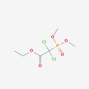 Ethyl dichloro(dimethoxyphosphoryl)acetate