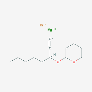 magnesium;2-oct-1-yn-3-yloxyoxane;bromide