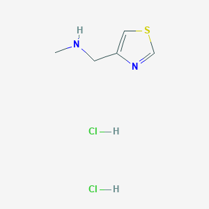 molecular formula C5H10Cl2N2S B1458254 N-Methyl-1-(1,3-thiazol-4-yl)methanamine dihydrochloride CAS No. 1609403-13-5