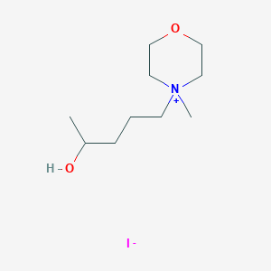 4-(4-Hydroxypentyl)-4-methylmorpholin-4-ium iodide