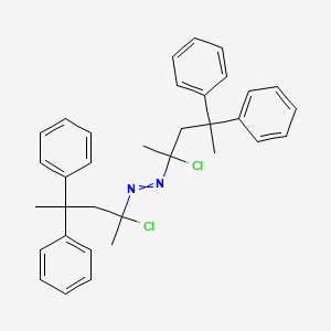 Bis(2-chloro-4,4-diphenylpentan-2-yl)diazene