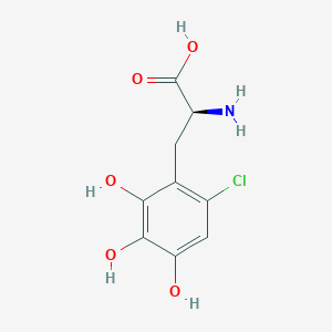 2-Chloro-5,6-dihydroxy-L-tyrosine