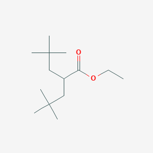 Ethyl 2-(2,2-dimethylpropyl)-4,4-dimethylpentanoate