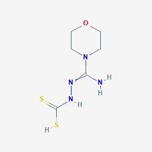 2-[Amino(morpholin-4-yl)methylidene]hydrazine-1-carbodithioic acid