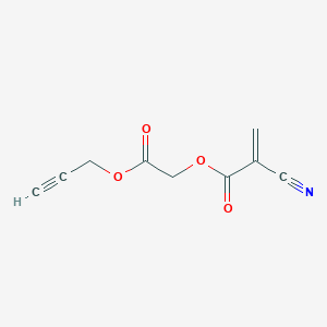 2-Oxo-2-[(prop-2-yn-1-yl)oxy]ethyl 2-cyanoprop-2-enoate