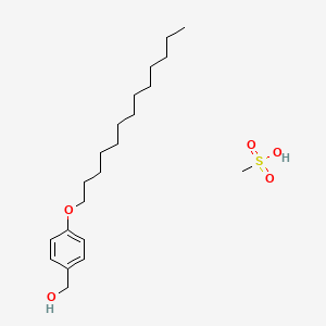 Methanesulfonic acid;(4-tridecoxyphenyl)methanol