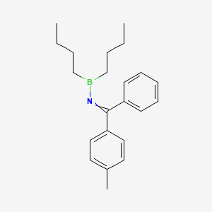 N-(Dibutylboranyl)-1-(4-methylphenyl)-1-phenylmethanimine