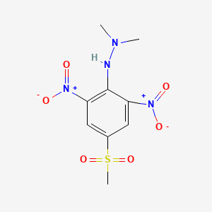 2-[4-(Methanesulfonyl)-2,6-dinitrophenyl]-1,1-dimethylhydrazine