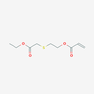 2-[(2-Ethoxy-2-oxoethyl)sulfanyl]ethyl prop-2-enoate