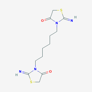 3,3'-(Hexane-1,6-diyl)bis(2-imino-1,3-thiazolidin-4-one)