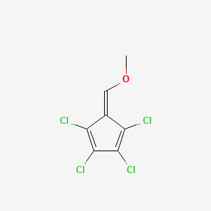 1,2,3,4-Tetrachloro-5-(methoxymethylidene)cyclopenta-1,3-diene