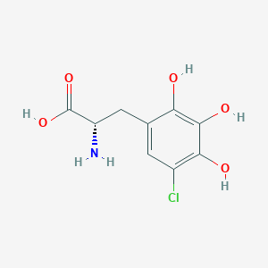 3-Chloro-5,6-dihydroxy-L-tyrosine