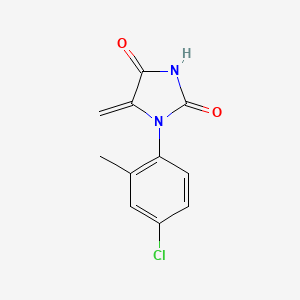 1-(4-Chloro-2-methylphenyl)-5-methylideneimidazolidine-2,4-dione