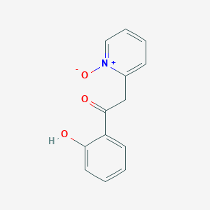 1-(2-Hydroxyphenyl)-2-(1-oxo-1lambda~5~-pyridin-2-yl)ethan-1-one