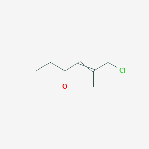 6-Chloro-5-methylhex-4-en-3-one