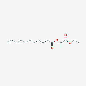 1-Ethoxy-1-oxopropan-2-YL undec-10-enoate