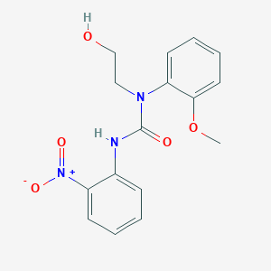 Urea, N-(2-hydroxyethyl)-N-(2-methoxyphenyl)-N'-(2-nitrophenyl)-