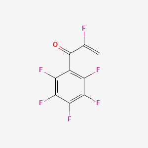 2-Fluoro-1-(pentafluorophenyl)prop-2-en-1-one