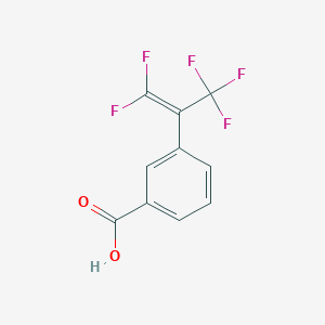 3-(1,1,3,3,3-Pentafluoroprop-1-en-2-yl)benzoic acid