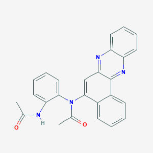 Acetamide, N-[2-(acetylamino)phenyl]-N-benzo[a]phenazin-5-yl-