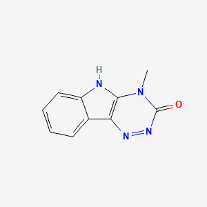 3H-1,2,4-Triazino[5,6-b]indol-3-one, 2,4-dihydro-4-methyl-