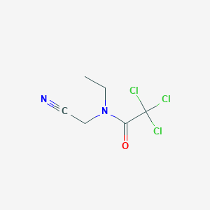 2,2,2-Trichloro-N-(cyanomethyl)-N-ethylacetamide