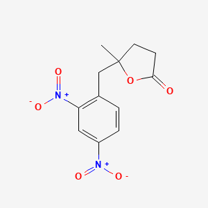 5-[(2,4-Dinitrophenyl)methyl]-5-methyloxolan-2-one