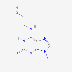 6-[(2-Hydroxyethyl)amino]-9-methyl-1,9-dihydro-2H-purin-2-one