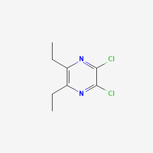 molecular formula C8H10Cl2N2 B1458293 2,3-二氯-5,6-二乙基吡嗪 CAS No. 1461705-47-4