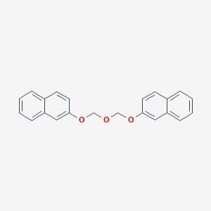 molecular formula C22H18O3 B14583005 2,2'-[Oxybis(methyleneoxy)]dinaphthalene CAS No. 61454-74-8