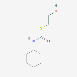 S-(2-Hydroxyethyl) cyclohexylcarbamothioate