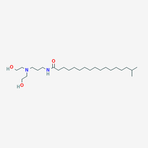 N-{3-[Bis(2-hydroxyethyl)amino]propyl}-16-methylheptadecanamide