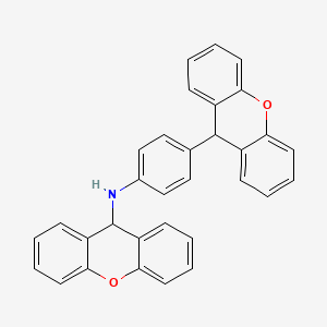 N-[4-(9H-Xanthen-9-YL)phenyl]-9H-xanthen-9-amine