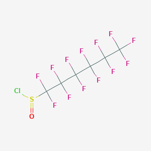 molecular formula C6ClF13OS B14583105 Tridecafluorohexane-1-sulfinyl chloride CAS No. 61424-51-9