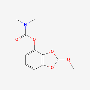 2-Methoxy-2H-1,3-benzodioxol-4-yl dimethylcarbamate