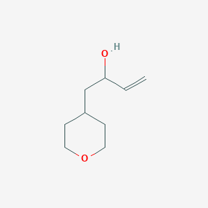 B1458314 1-(Oxan-4-yl)but-3-en-2-ol CAS No. 1803571-30-3